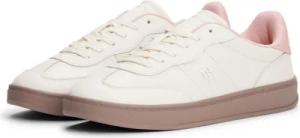 Tommy Hilfiger TH PREMIUM HERITAGE SNEAKER Plateausneaker, Freizeitschuh, Halbschuh, Schnürer mit Kontrastbesatz an der Ferse