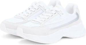 Tommy Hilfiger TH SPORTY CHIC RUNNER Keilsneaker Keilabsatz, Freizeitschuh, Halbschuh, Schnürer mit Kontrastbesatz