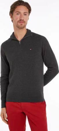 Tommy Hilfiger Troyer "PIMA ORG CTN CASHMERE ZIP MOCK"