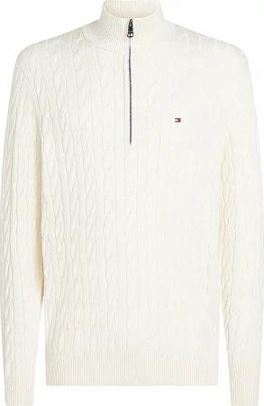 TOMMY HILFIGER Troyer Pullover  creme | M