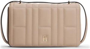 Tommy Hilfiger Umhängetasche TH FEMININE CONV CROSSOVER, Damen-Schultertasche, Clutch, Minibag mit modischer Steppung