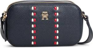 Tommy Hilfiger Umhängetasche TH TIMELESS CAMERA BAG, Damen Schultertasche, Minibag mit farbigen Durchzügen