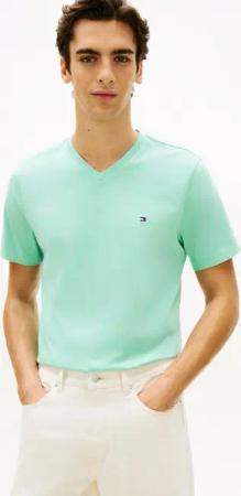 Tommy Hilfiger V-Shirt ESSENTIAL V-NECK unifarben, casual, regular fit, Baumwolle