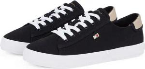 Tommy Hilfiger VULC CANVAS LACE UP SNEAKER Plateausneaker, Freizeitschuh, Halbschuh, Schnürschuh, in schmaler Form