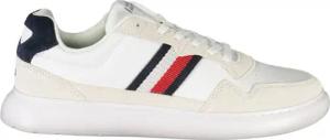 Tommy Hilfiger Weiße Leder Herren Sneaker