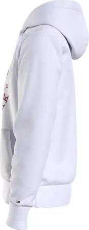 Tommy Hilfiger - White Cotton Hoodie - Größe XL - weiß