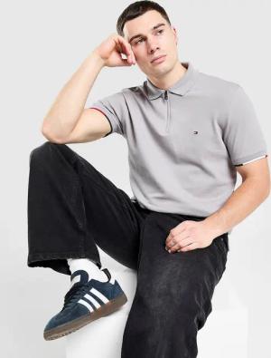 Tommy Hilfiger Zip Poloshirt - Herren, Grau
