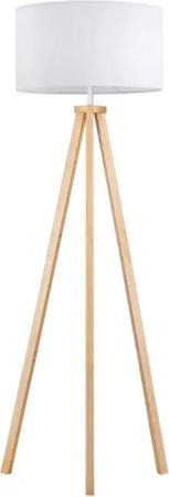 Tomons LED Stehlampe wohnzimmer Stehleuchte Dimmbar aus Holz Dreibein, Skandinavischer, Halogen