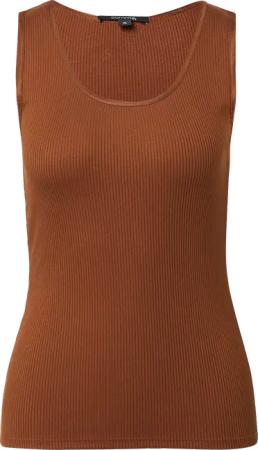 Top im Slim Fit aus Rippware