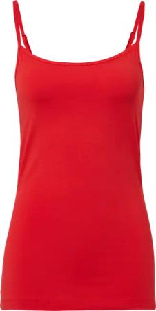 Top mit verstellbaren Spaghettiträgern im Slim Fit