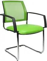 Topstar Besucherstühle BtoB 20 BB490A S05 grün Stoff, 2 St.