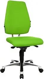 Topstar Bürostuhl Body Balance S30, SI99T35 Stoff grün, Gestell alu