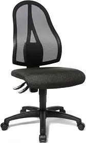 Topstar Bürostuhl Open Point P, OP100 G22 Stoff anthrazit, Gestell schwarz