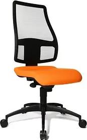 Topstar Bürostuhl Syncro Net, SN100 T34 Stoff orange, Gestell schwarz