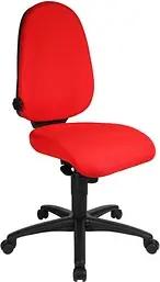 Topstar Bürostuhl Syncro Pro 5, S500 G21S Stoff rot, Gestell schwarz
