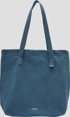 Tote-Bag aus Denim mit Ring-Detail