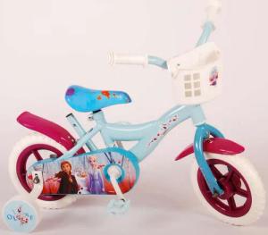TPFSports Kinderfahrrad Disney Frozen 10 Zoll, 1 Gang, (Mädchen Fahrrad - Rutschfeste Sicherheitsgriffe), Kinder Fahrrad 10 Zoll mit Stützräder Laufrad Mädchen Kinderrad