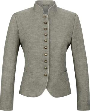 Trachtenjacke Marcella2 (hellgrün, Gr. 42) für Damen, Oberteile, 100% Leinen