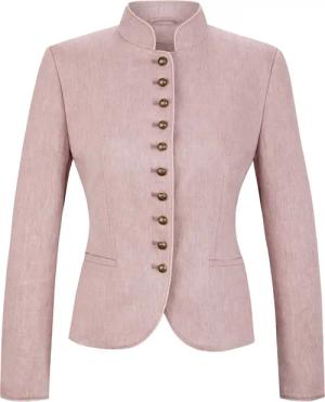 Trachtenjacke Marcella2 (rosenholz, Gr. 36) für Damen, Oberteile, 100% Leinen