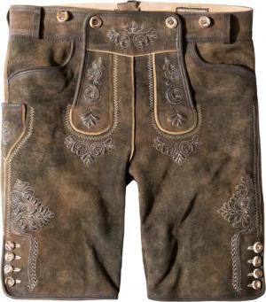 Trachtenlederhose Beppo4 (bison gespeckt, Gr. 64) von Stockerpoint Classics für Herren, Lederhosen, 100% Leder