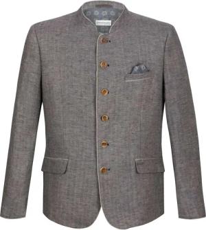 Trachtensakko Adriano (graphit, Gr. 54) von Stockerpoint Bergfeuer für Herren, Oberteile, 100% Leinen