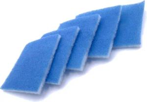 Trade-Shop Ersatzfilter 5x passend für Limodor Limot Compact 60-30, Compact 100, F/M, Zubehör für Limodor 00070, 60009 / Lüfter-Zubehör, Maße: 238 x 238mm / Material: Synthetik-Filtervlies (2-stufig)