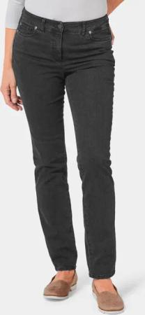 Trageangenehme Jeans mit extrahoher Elastizität - grau - Gr. 19 von Goldner Fashion