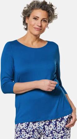 Trageangenehmes Viskoseshirt mit Elasthan - royalblau - Gr. 22 von Goldner Fashion
