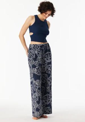 Trägertop Doppelripp Cutouts admiralblau - SCHIESSER 150 Years 44