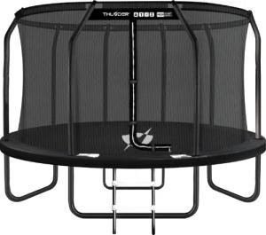 Trampolin für Kinder für den Garten THUNDER INSIDE ELITE 14FT 427CM schwarz