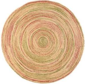 TRANQUILLO Teppich rund BOHO CHIC, Good Weave-zertifiziert, 120 cm (BS220, BS221)