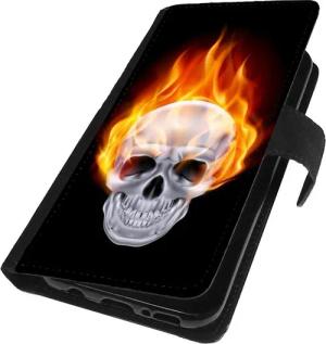 Traumhuelle Handyhülle Für Samsung Galaxy A51, für Samsung Galaxy A50 / A30s Motiv 3, Totenkopf Handytasche Schutzhülle Hülle Case Book Etui Cover Silikon