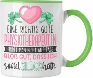 Trendation Tasse Physiotherapeutin Tasse Geschenk Dankeschön Beste Physiotherapeutin D