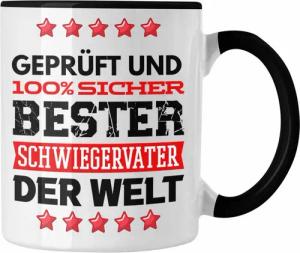 Trendation Tasse Schwiegervater Tasse Geschenk Geburtstag Spruch Bester Schwiegerpapa D