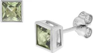 trendor 51670-05 Damen-Ohrringe 925 Silber Ohrstecker synthetischer Turmalin