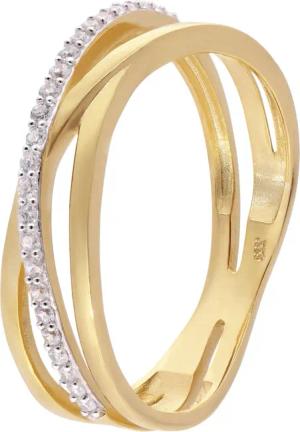 trendor 68452 Damenring Gold 333/8K Zirkonia-Ring