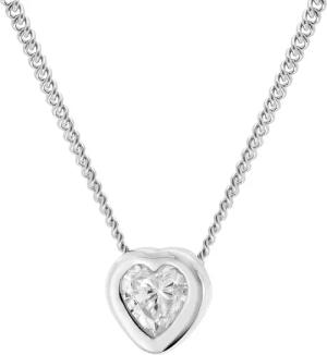 trendor 68492 Damen-Halskette mit Herz-Anhänger 925 Silber
