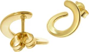 trendor 68508 Damen-Ohrringe 925 Silber Vergoldet Ohrstecker ⌀ 13 mm