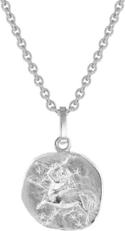 trendor 75920-12 Sternzeichen für Kinder Schütze Weißgold 333 Anhänger + Kette