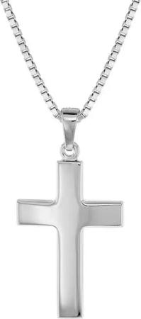 trendor Kette mit Anhänger Herren-mit 27 mm Sterlingsilber 925