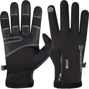 trends for living Fleecehandschuhe Winterwarme Handschuhe wind wasserdichte Handschuhe Outdoor-Handschuhe Radsport, fleecegefüttert, rutschfeste Touchscreen-Handschuhe