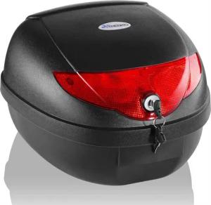 TRESKO Topcase, 24 Liter Topcase Motorradkoffer, Top case universal, Helmkoffer für Roller, Motorrad, Mofa & Quad