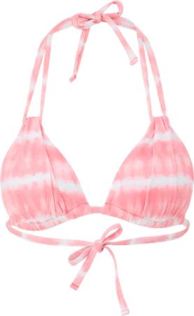 Triangel Bikini-Top mit Batik-Muster