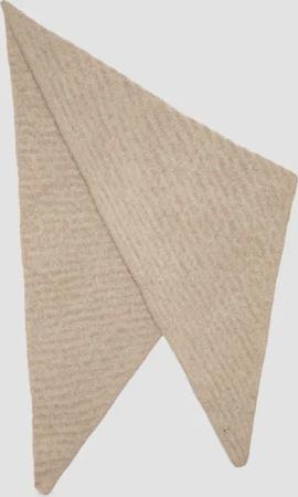 Triangel-Schal mit Strickmuster