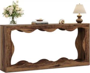 Tribesigns Konsolentisch 160cm Langer Eingangstisch, Sofa-Konsolentisch, schmaler Konsolentisch