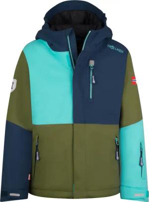 Trollkids - Hallingdal Schneejacke Kinder pine green