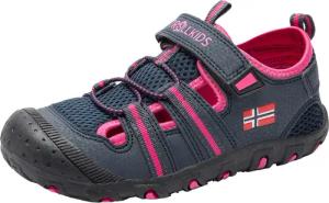 Trollkids - Sandefjord Sandale Kinder navy magenta