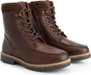 Tronstad Damen - Schnürboots - Wolle gefüttert - Braun