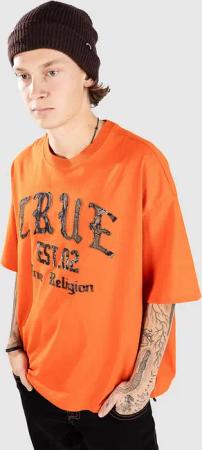 True Religion Forest Camo Oversized T-Shirt koi orange