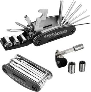 TSB Werk Fahrradreifen Multitool Fahrrad Werkzeug Multifunktionswerkzeug, Reparatur Set, Kit, MTB, 16 in 1